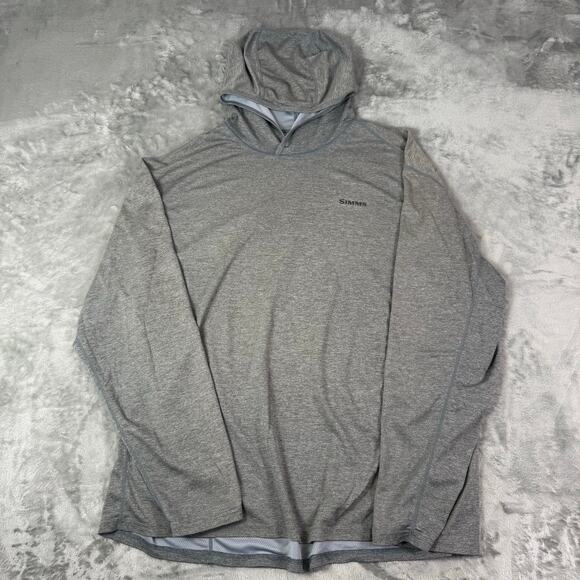 Simms Bug Stopper Hoodie Men's 2XL Hoody Insect Shield Fishing UPF Performance - Picture 1 of 7